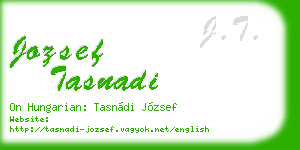 jozsef tasnadi business card